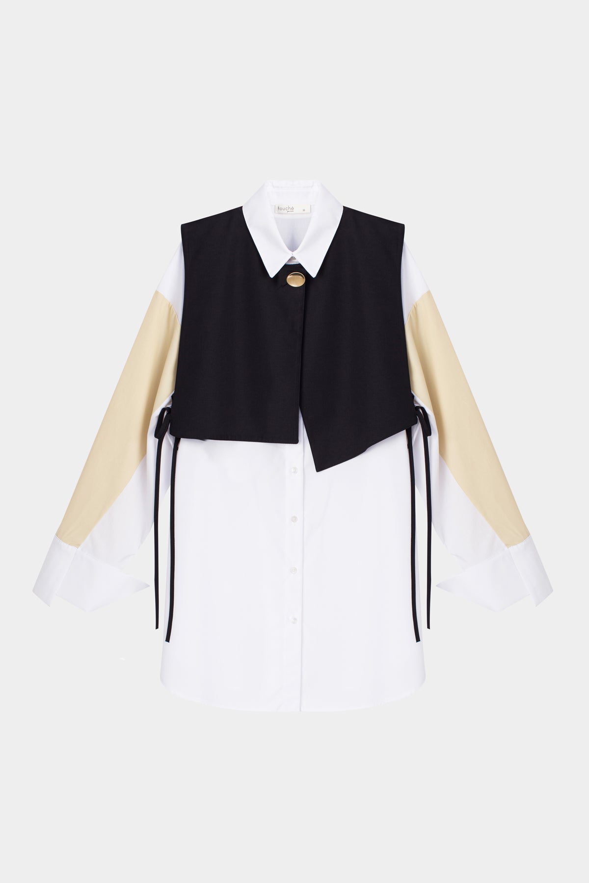 POPLIN SHIRT WITH VEST