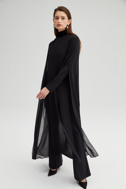 OVERSIZE MAXI CHIFFON TUNIC