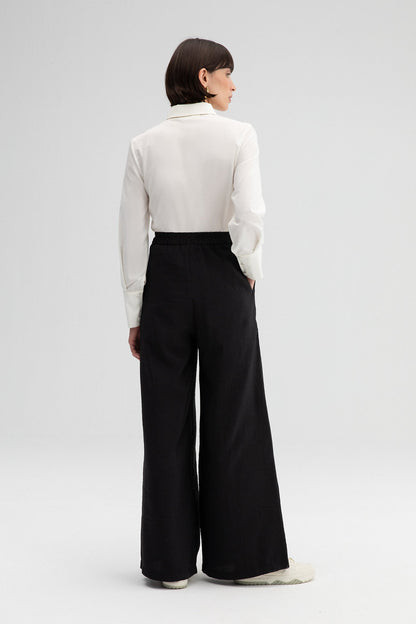 HIGH  WAISTED CUPRA TROUSERS