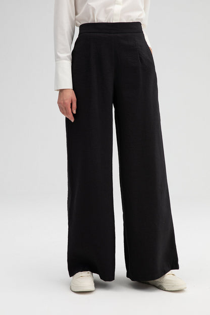 HIGH  WAISTED CUPRA TROUSERS